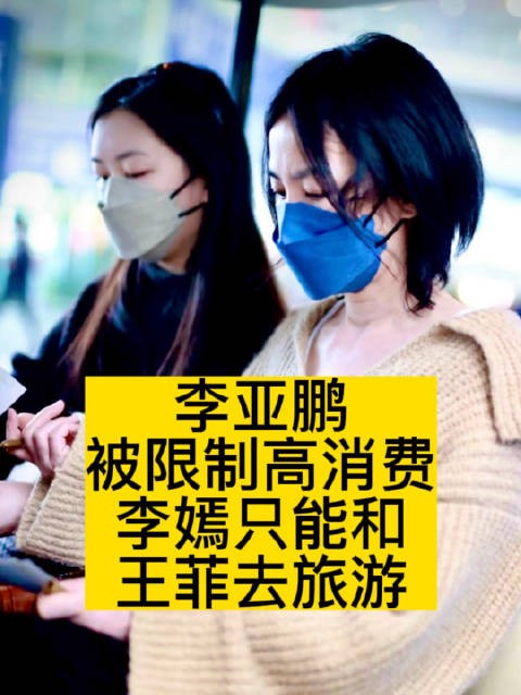 李亚鹏被限制高消费，李嫣只能和王菲去旅游