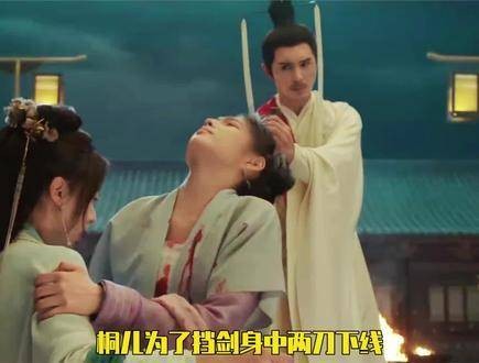深感悲痛,桐儿为阿狸挡剑不幸受伤离场