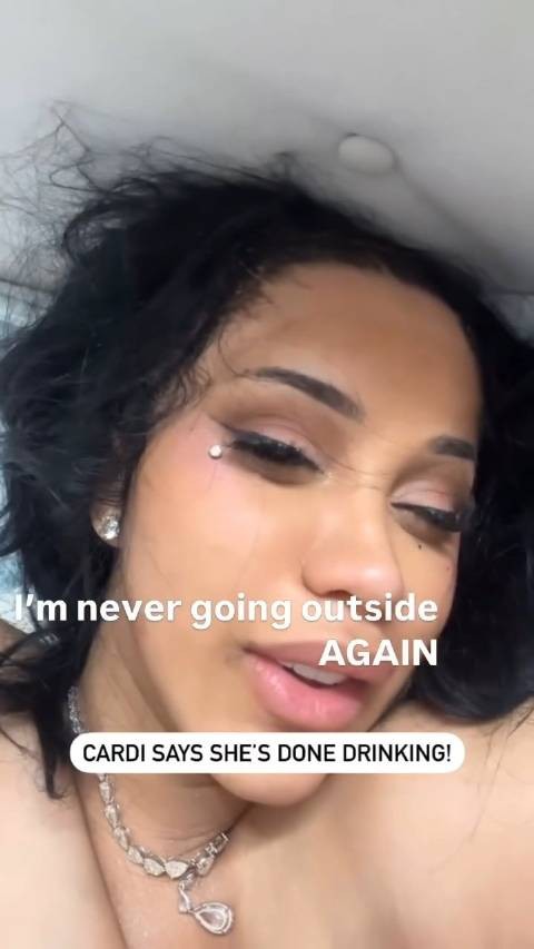 “我再也不喝酒了” Cardi B版 每次宿醉醒来我都是这么说的...