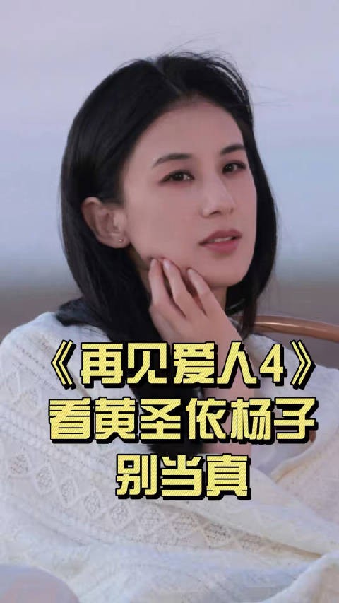 看《再见爱人4》杨子黄圣依这对别当真