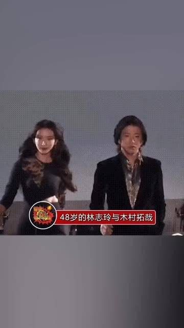 48岁的林志玲与木村拓哉同台走秀，真是美得不可方物，气质出众！