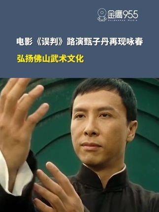 甄子丹重现咏春拳法！传承与发扬佛山武学精髓