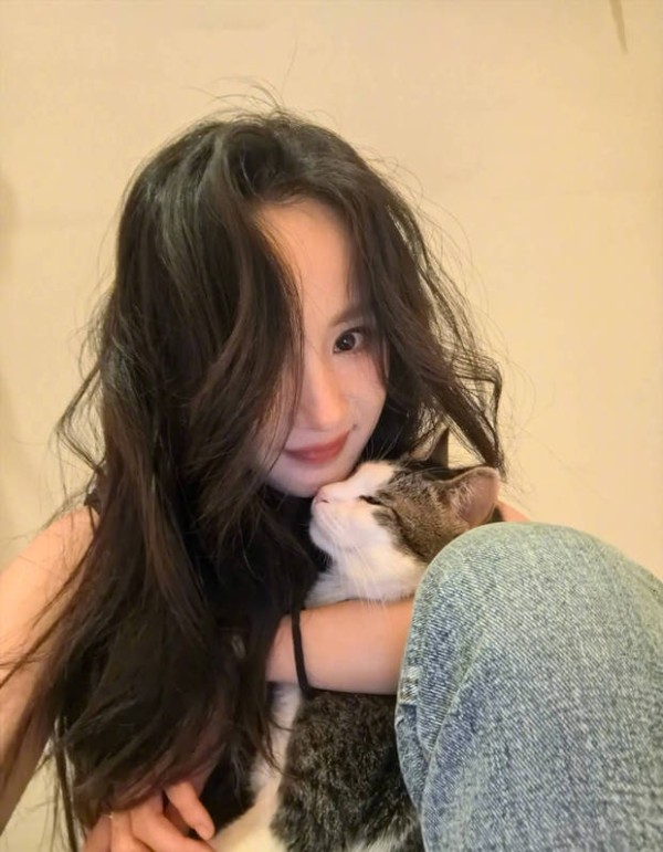 搜狐娱乐讯 5日，杨幂在立夏当天更新一组美照，她一头慵懒卷发妩媚迷人，抱着猫咪贴贴合影，面露温柔笑容，超宠溺！
