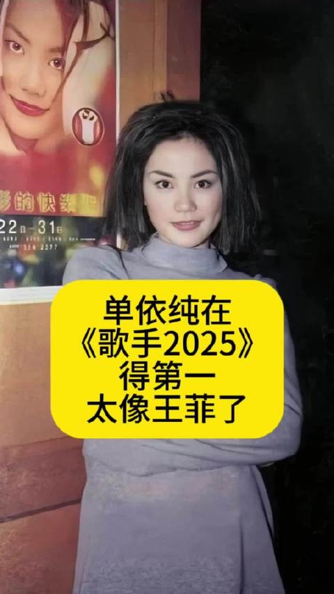 单依纯在《歌手2025》得第一，太像王菲了作品二创