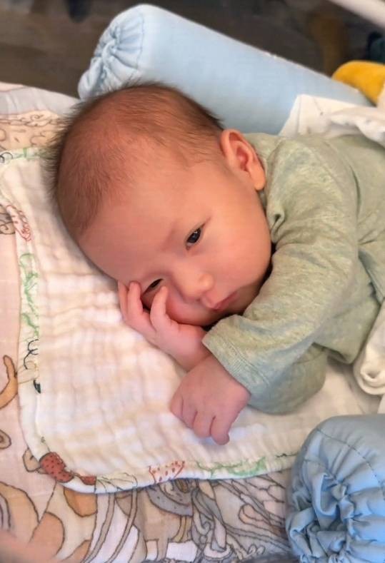 张檬晒娃夸儿子是“天使宝宝”，二胎计划正在筹备中