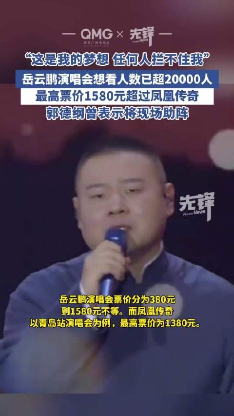 岳云鹏演唱会超2万人想看