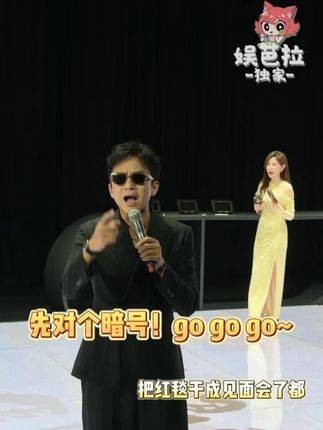 邓超奇遇夜红毯变粉丝见面会,丁程鑫雷佳音互动有趣