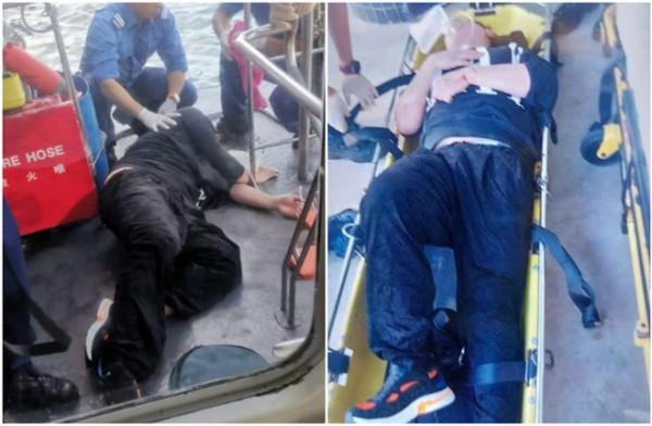 姜涛坠海事件后首现身！瘫软卧船获救画面网疯传