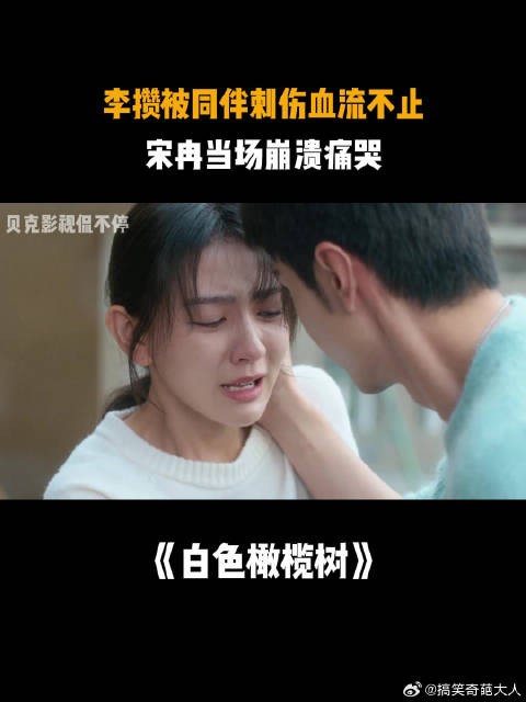李攒被同伴刺伤血流不止，宋冉当场崩溃痛苦