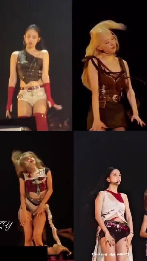 blackpink四个人放在一起对比，谁是核心一眼就看出来了