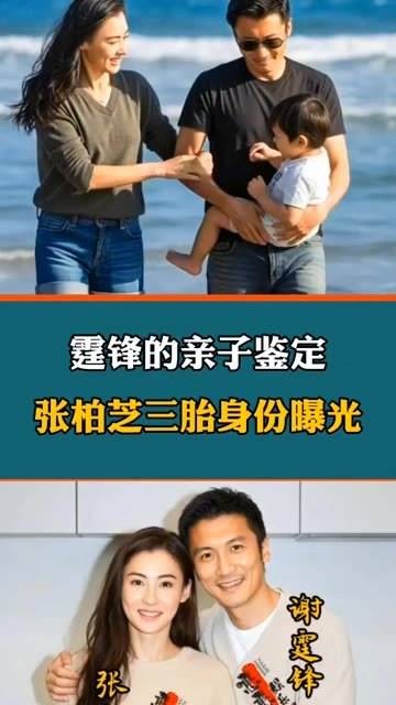 谢霆锋亲子鉴定结果坐实与张柏芝关系
