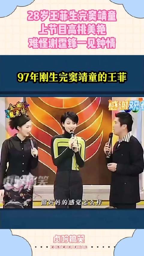 28岁王菲生完窦靖童上节目，高挑美艳，难怪谢霆锋一见钟情