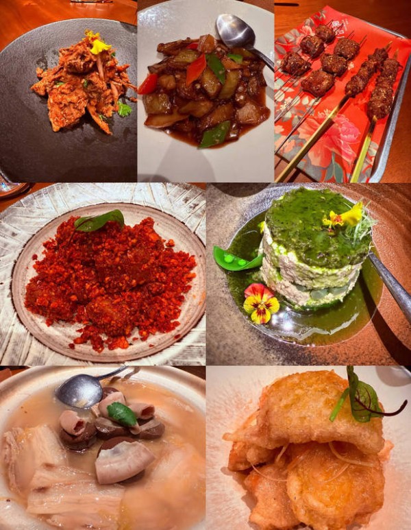 宋茜晒出二人享用的美食，太诱人了！