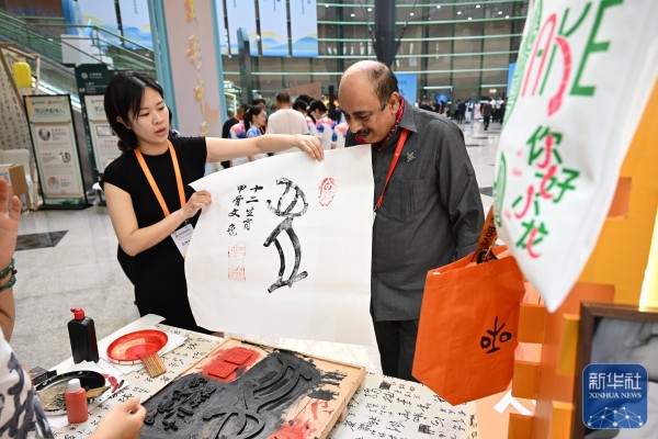 上海合作组织媒体智库峰会代表体验中原文化