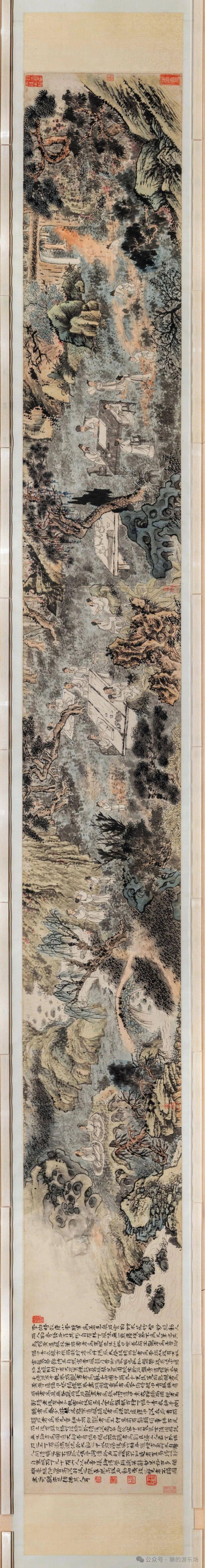 清初“叛逆画僧”与他的理想国：石涛西园雅集图高清赏析