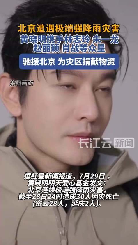 黄晓明携手林志玲、朱一龙、赵丽颖、肖战等众星驰援北京！微博热点