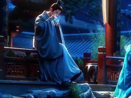 这一幕美得无法形容,月光洒落,藏海宛如月亮神降临