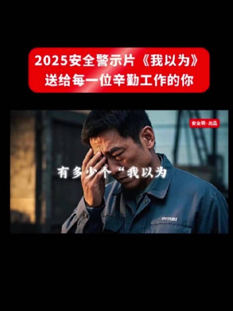 2025安全警示片《我以为》送给每一位辛勤工作的你
