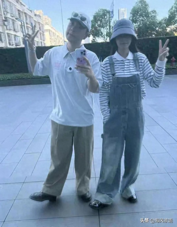 杜海涛晒七夕日常，薯条拼爱心+隔空比心，沈梦辰被宠出少女感