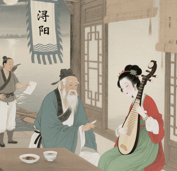 白居易创作《琵琶行》的背景：听曲入迷忘付茶钱的文人趣事