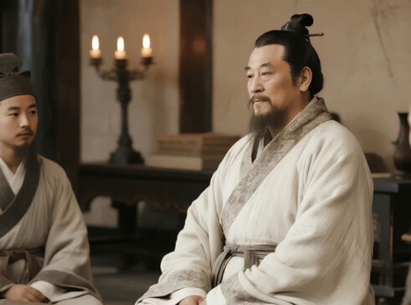 孔子四处讲学，却因口音太重，学生们常常听不懂他在说什么，一脸茫然！