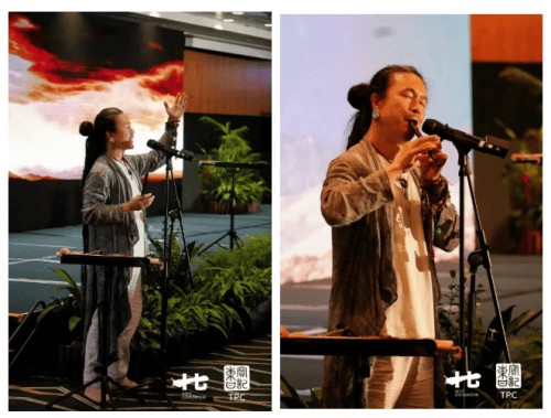 十方融海签约艺术家阿晶老师亮相新加坡2025影响周，非遗自然音乐赋能幸福经济