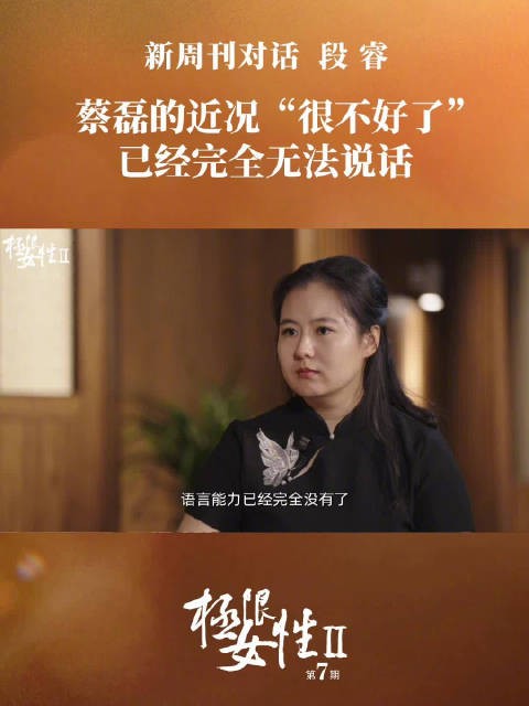 段睿称蔡磊丧失语言能力生活不能自理