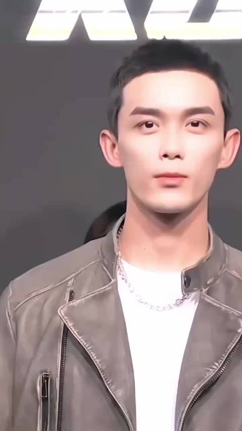 吴磊桃花眼含光M唇带笑，剑眉轮廓如雕展矛盾张力