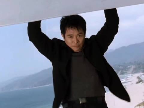 原来李连杰跳楼这场戏是这么拍的