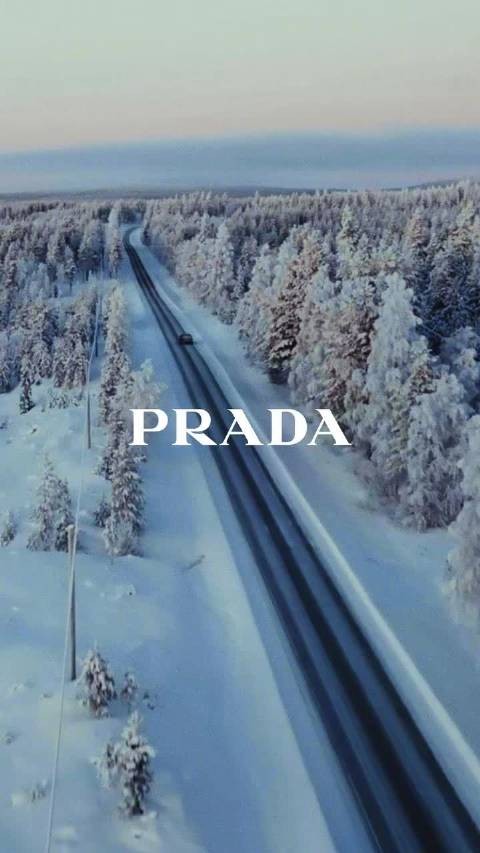 PRADA假日广告片发布,李现等演绎雪地神秘大片