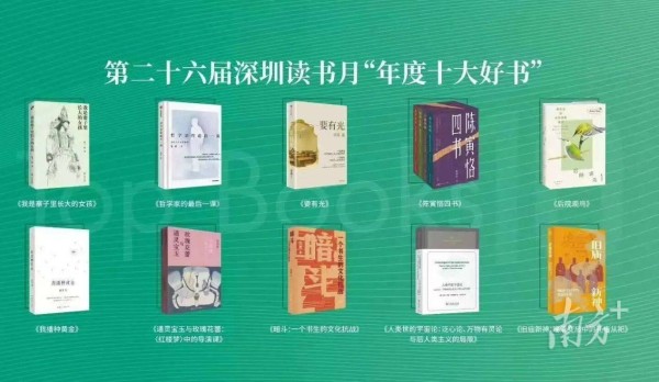 祝贺！广东人民出版社《陈寅恪四书》入选深圳读书月“年度十大好书”