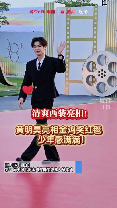 金鸡奖男明星红毯直拍