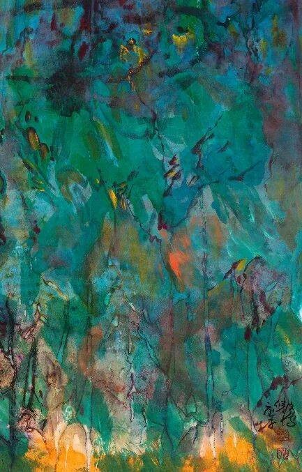 以鸭绿江边地为创作源泉的彩墨画展