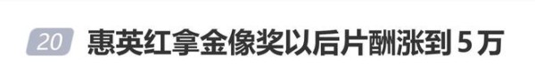 惠英红自曝拿到金像奖后,第二天就去跟老板谈条件
