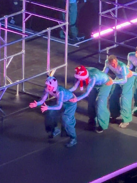 水果姐上海演唱会伴舞戴熊猫帽引关注，摊主女儿透露购买细节