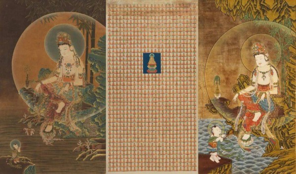 水月观音与千佛图:佚名佛画收藏市场严重被低估了!