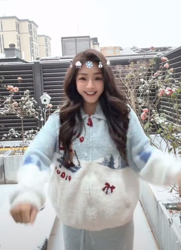 邓家佳晒别墅雪景,院里给鸟搭窝还种满花,离婚6年活得自由自在