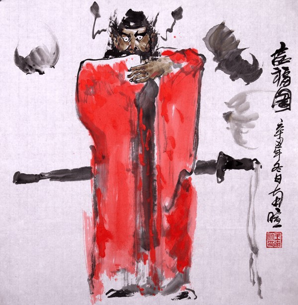 王南暄,不是被捧红的画家