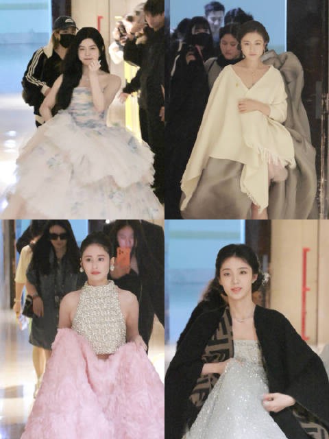 陈妍希李兰迪颖儿万鹏亮相星光大赏路透