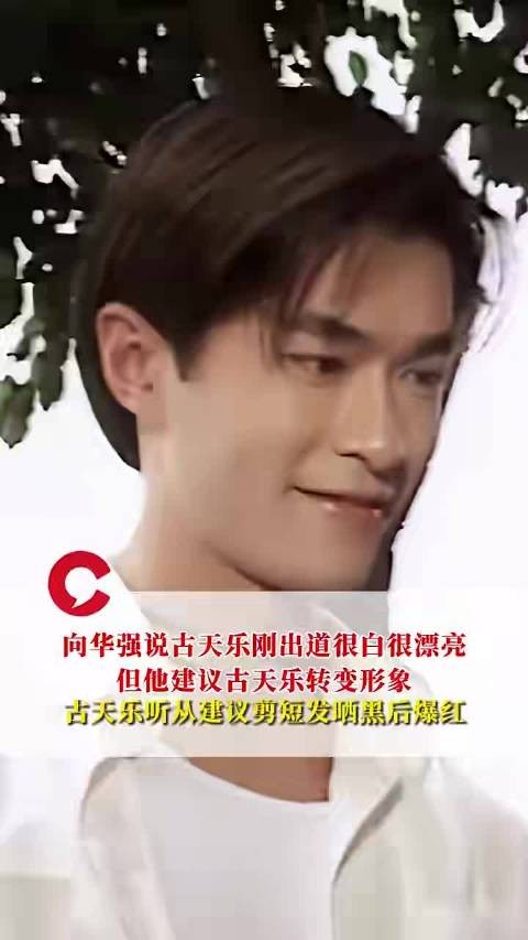 向华强称古天乐出道白皙漂亮，建议换形象后晒黑爆红