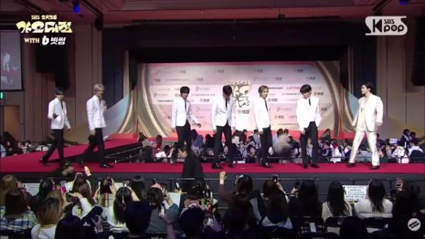 SBS歌谣大战NCT DREAM红毯，所有艺人中压轴出场