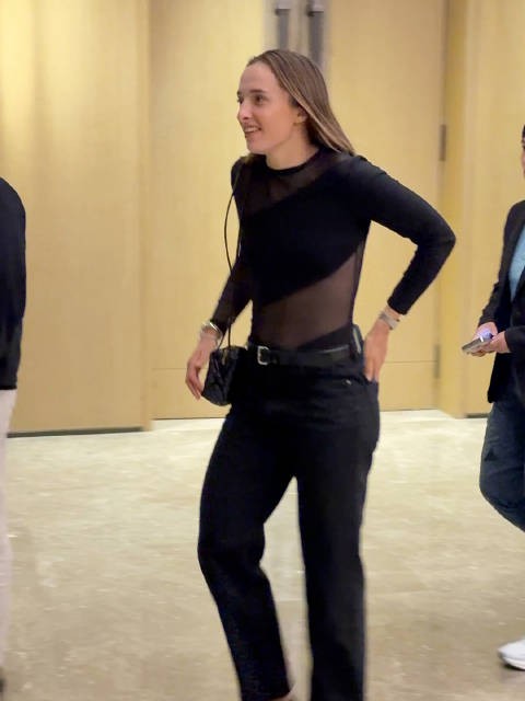 斯瓦泰克！Iga抵达晚宴！好漂亮！