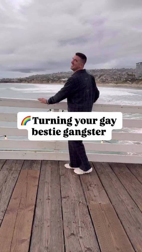 芝加哥素食饭店创建者Nemanja Golubovic，超搞基演直男，戏仿黑帮影视剧风