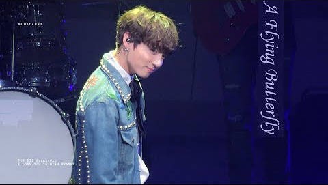 田柾国161229歌谣大祝祭表演我是蝴蝶舞台聚焦