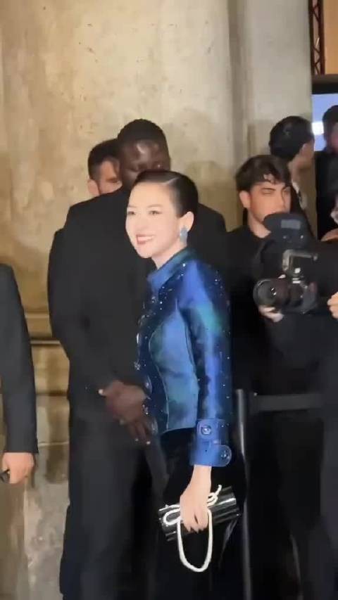 章子怡、胡歌同框米兰时装周章子怡胡歌