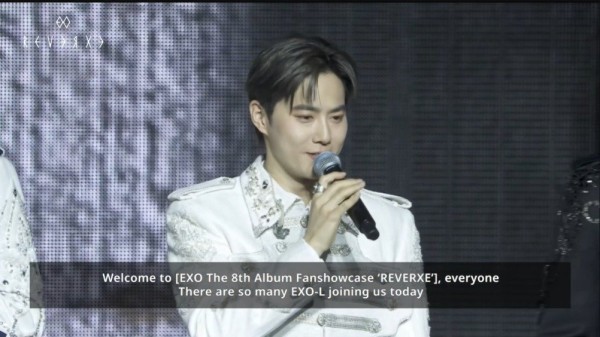 260119 EXO 新曲《crown》粉丝showcase 入场问候CUT