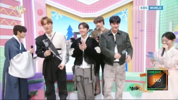 0123音银EXO新曲《CROWN》回归采访现场