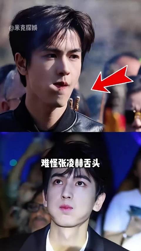 张凌赫被曝舌头打转习惯引热议