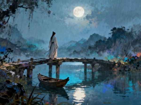 三首诗，一座楼，千年明月照离愁