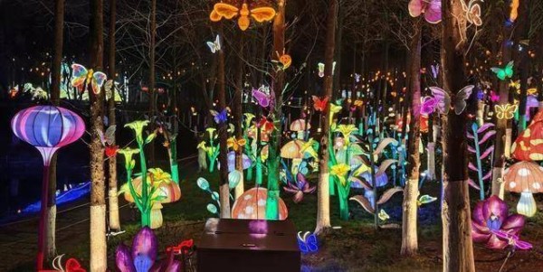 武汉最大灯会亮灯了，持续到3月
